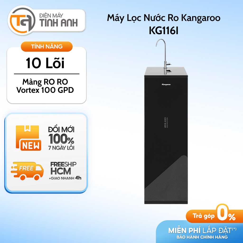 Máy Lọc Nước Ro Kangaroo 10 Lõi KG116I
