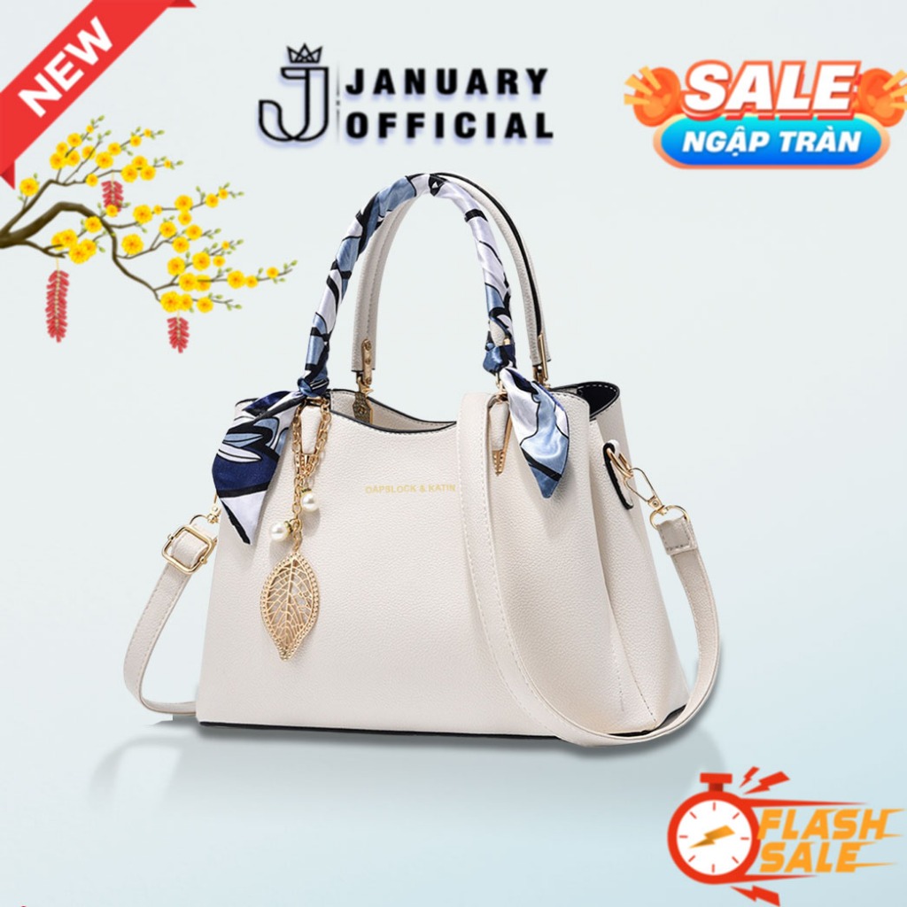 Túi Xách Nữ Đi Chơi, Đi Tiệc - Đeo Chéo, Đeo Vai Sang Trọng Tặng Mẹ, Tặng Cô Kẹp Tóc Kiểu Hàn Quốc màu ngẫu nhiên GC07T