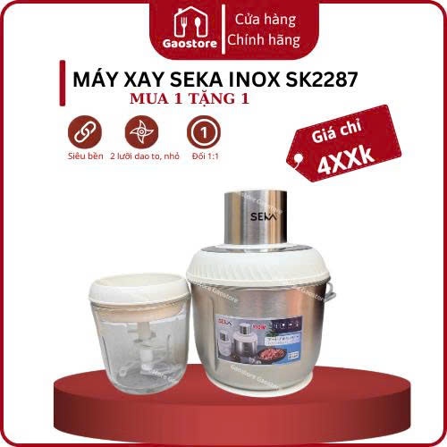 Máy Xay Thịt Đa Năng SEKA S2287-500W,Chính Hãng - Công Suất 500W, BH 12 Tháng