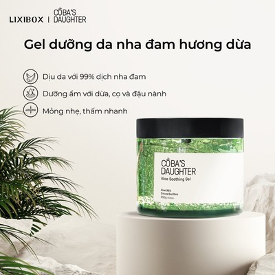 [Gift Fullsize] Gel Làm Dịu Da Nha Đam CoBa’s Daughter Aloe Soothing Gel 300gr