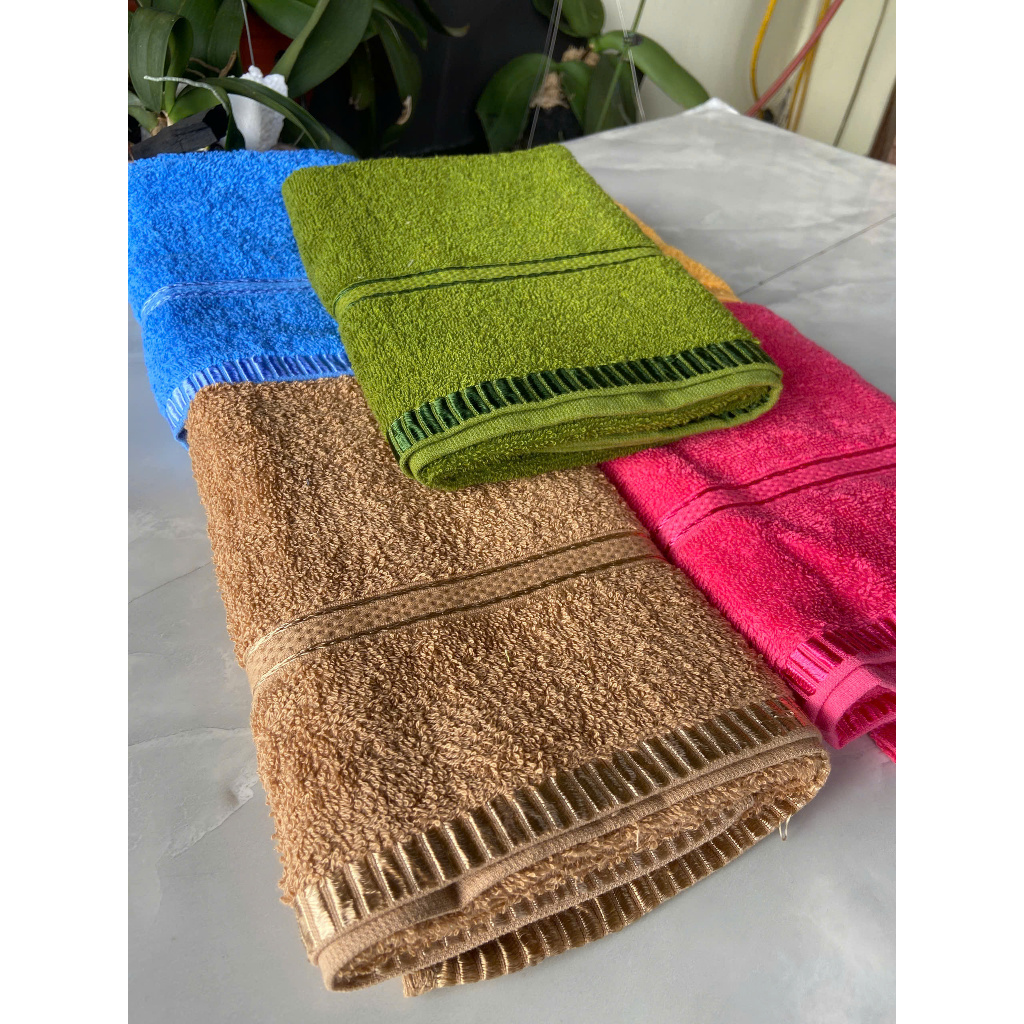 Khăn Tắm Maycy Cao Cấp  kích thước 50x100, 28x42 cm vải Cotton