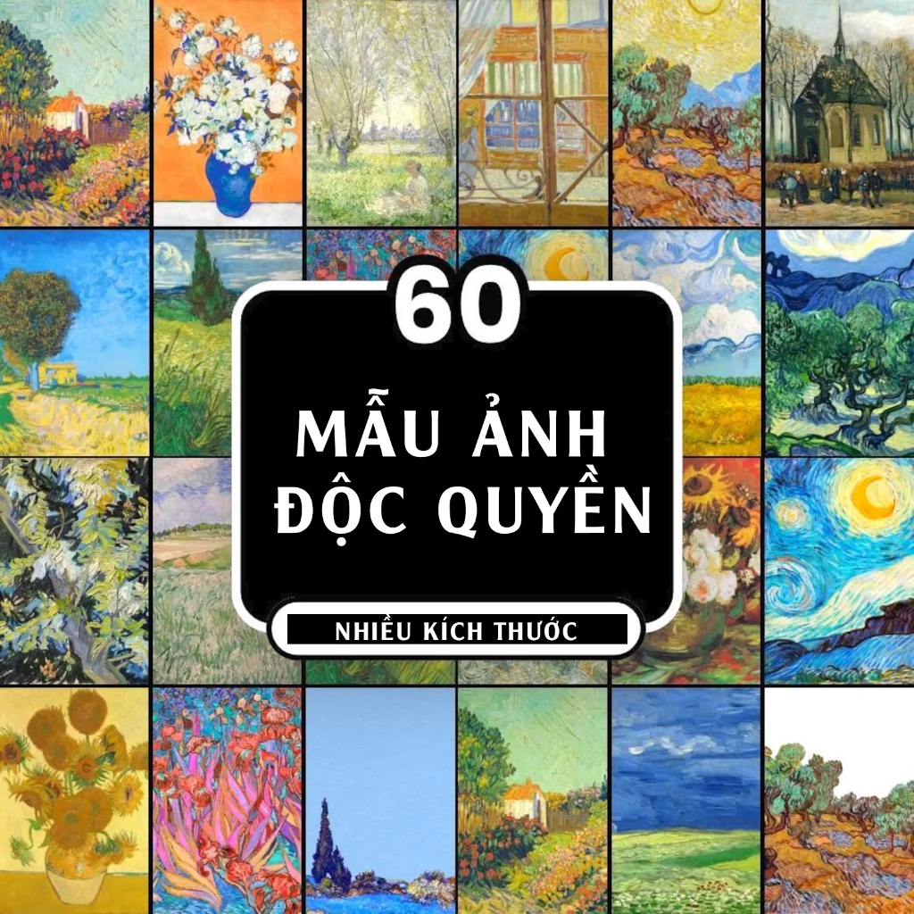 [CANVA] In tranh canva theo mẫu số 1-8