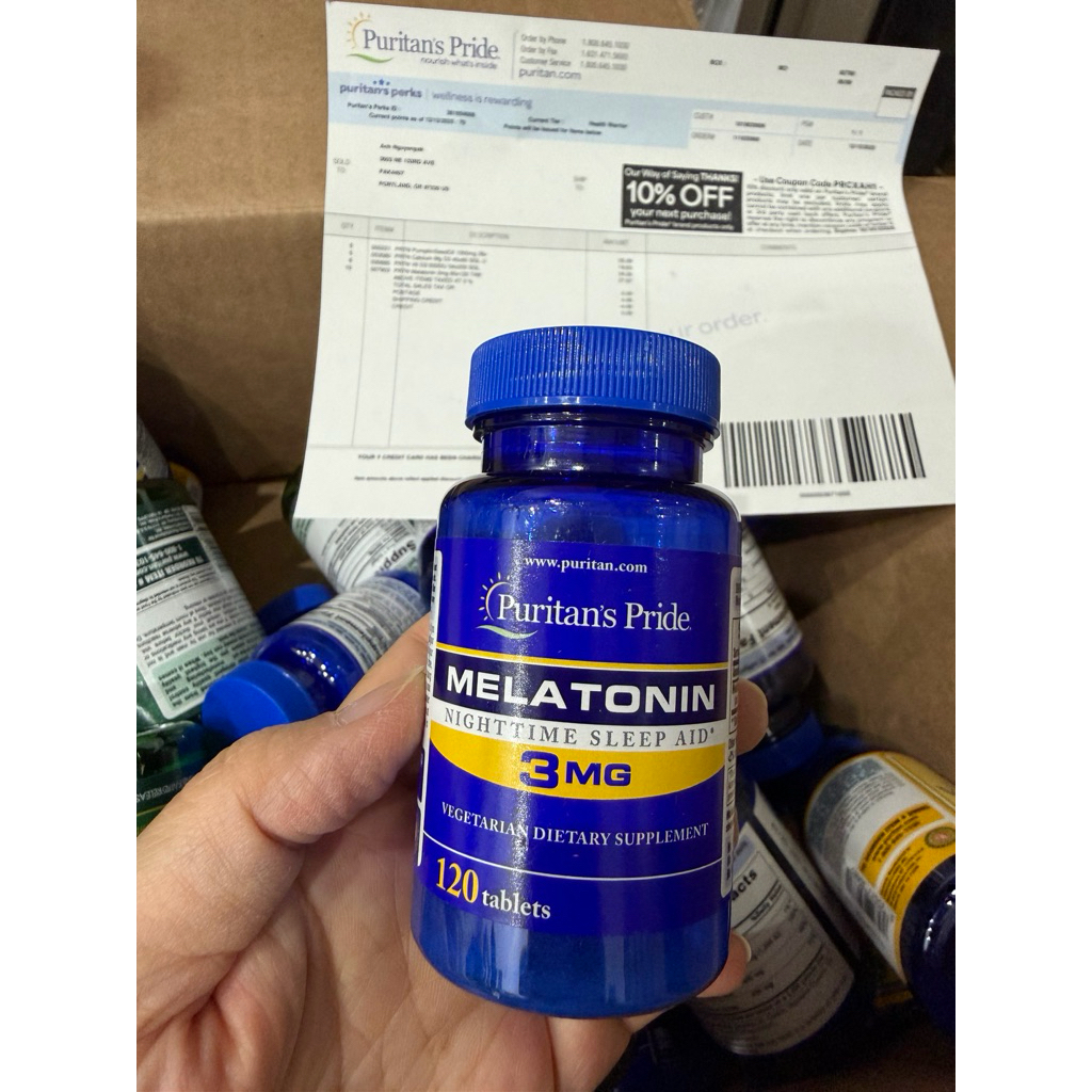 MELATONIN 3MG PURITAN’S PRIDE