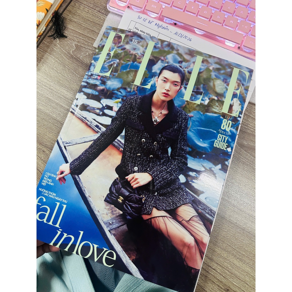 Tạp chí ELLE Việt Nam Tháng 9/2025 - DAHAN PHUONG ANH – FALL IN LOVE - An Thư Book