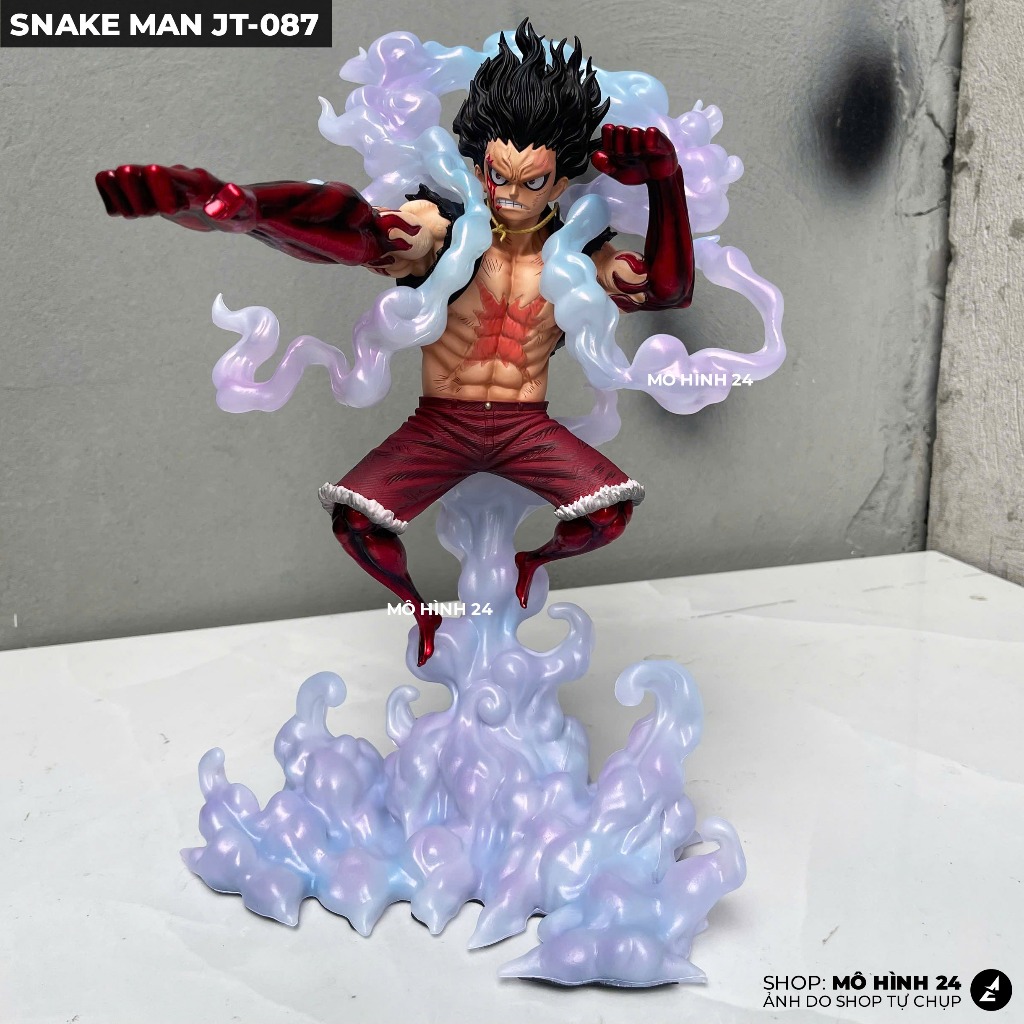 Mô hình Luffy Snake Man jt JT-087 32cm one piece đồ chơi trang trí onepiece Luffy Gear 4 Snakeman CH