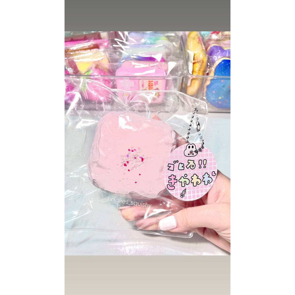 ĐỌC KĨ MÔ TẢ ◆ taba cream squishy cake, bánh kem hồng kawaii siêu mềm, squishy giảm stress Shopee, c