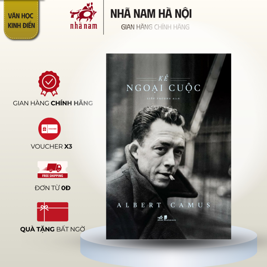Sách - Kẻ ngoại cuộc (Bìa cứng)(Albert Camus) - Nhã Nam Hà Nội