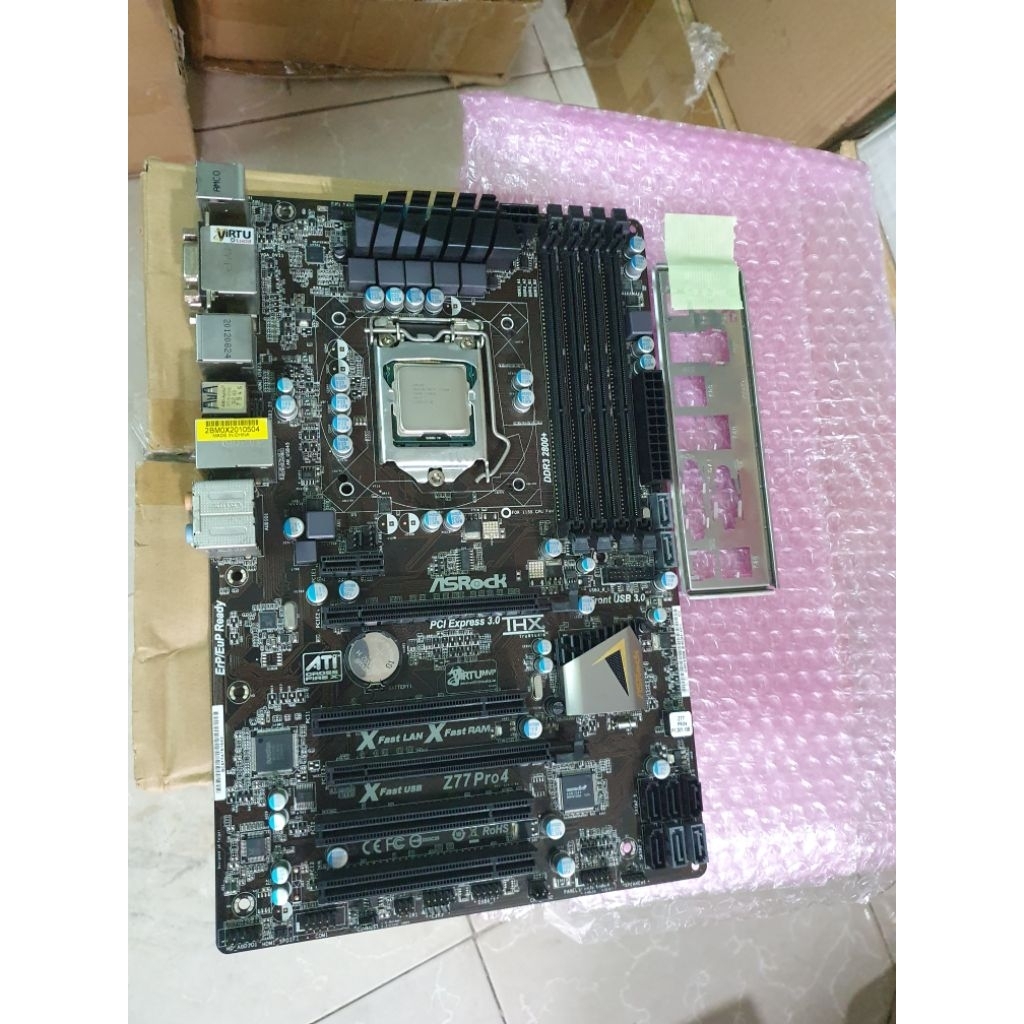 Combo main asrock Z77 pro 4 +intel core i7 2600,khỏe giá rẻ,Linh kiện nhập Nhật,hàng như hình ảnh