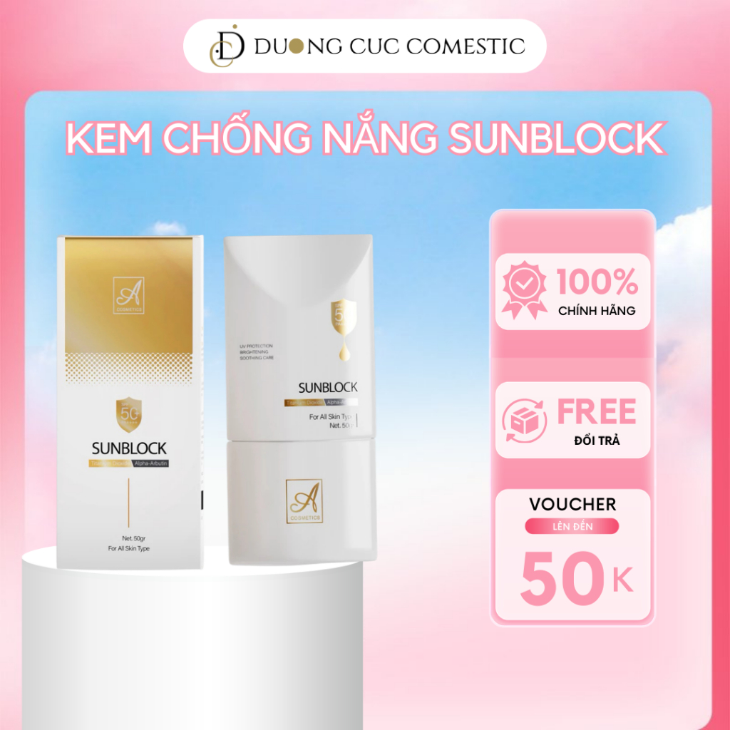 Kem Chống Nắng Sunblock A COSMETICS 50g DC213