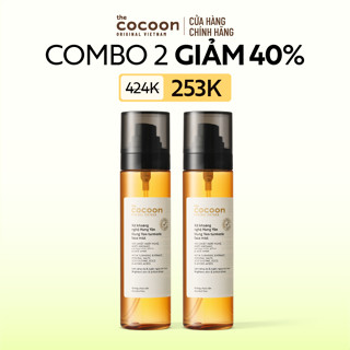 [MUA 2 GIẢM 41%] Combo 2 Xịt khoáng nghệ Hưng Yên giúp sáng da và ngăn ngừa oxy hóa Cocoon 130ml