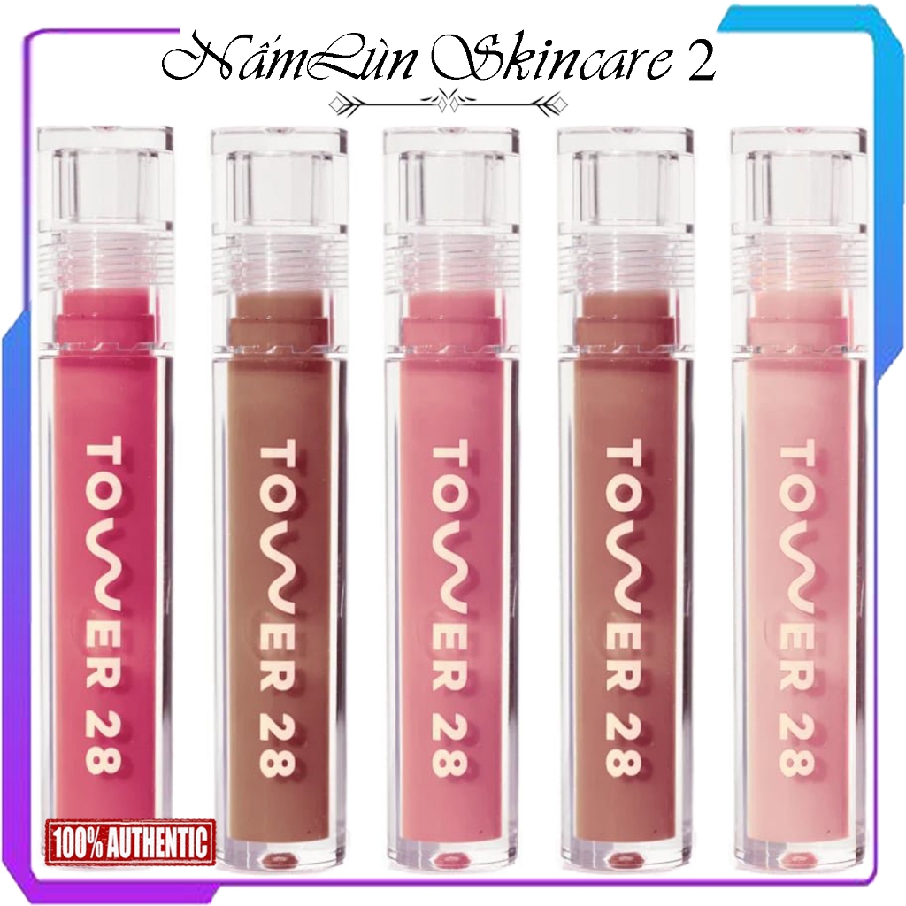 Son Bóng Dưỡng Tower 28 ShineOn Lip Jelly Non-Sticky Gloss Mini 1.3ml
