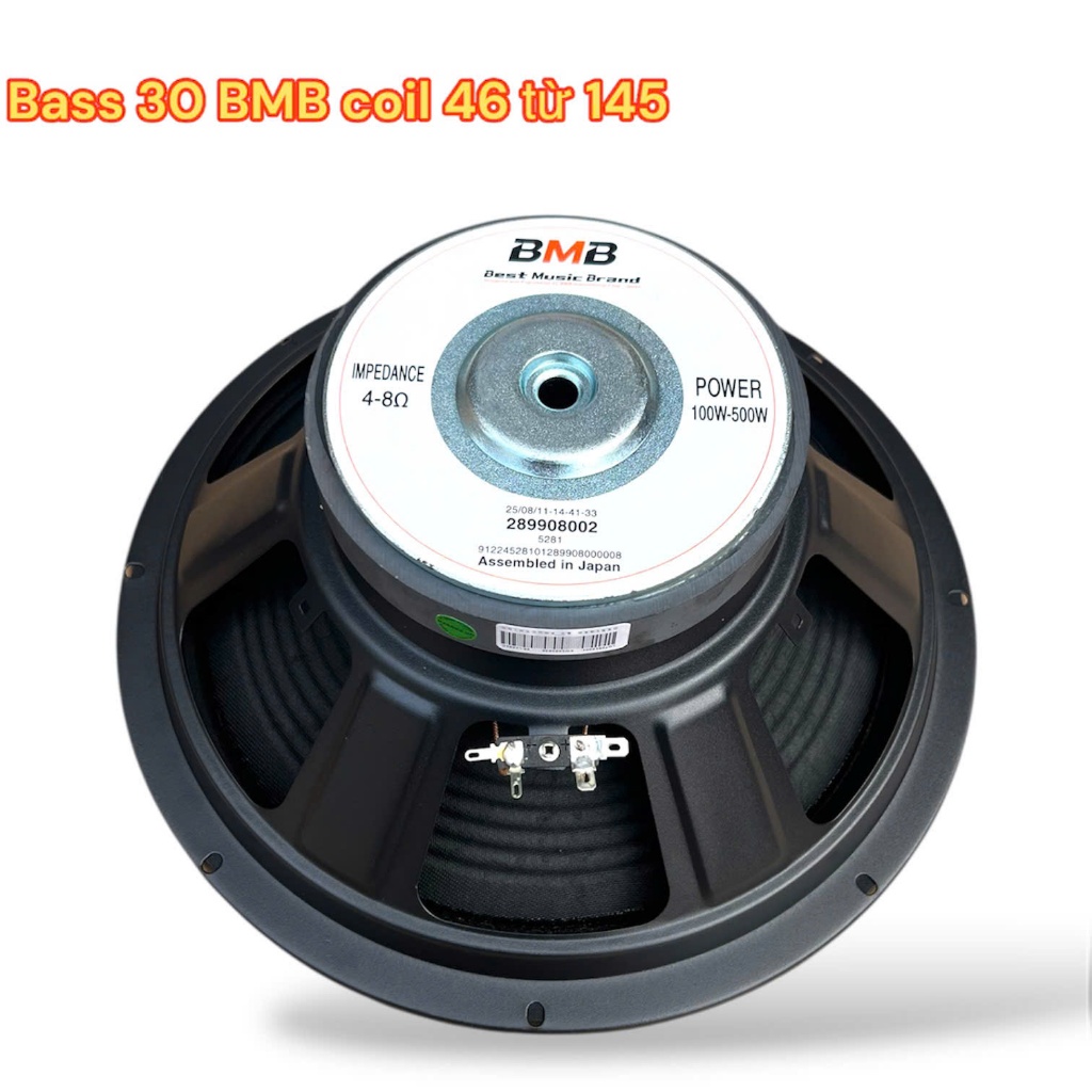 loa bass 30 BMB từ 140 coil 46  gân vải hàng nhập khẩu - karaoke cực hay - 1 củ