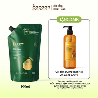 Túi Refill - Dầu gội bưởi Cocoon giúp giảm gãy rụng và làm mềm tóc 500ml