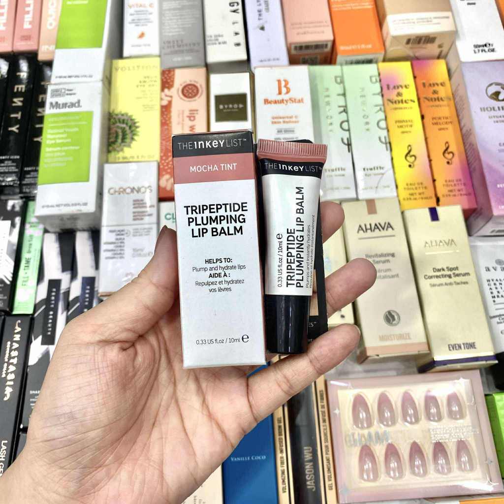 The INKEY List - Son Dưỡng Môi The INKEY List Tripeptide Plumping Lip Balm 10ml