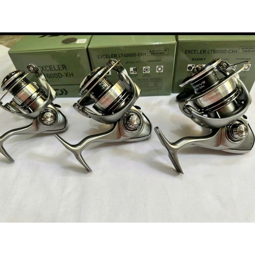 Máy câu Daiwa Exceler LT - 2023 - Thiết kế AIRDRIVE Gọn, Nhẹ Chính Hãng - Fishing, Bắt Cá Câu Cá