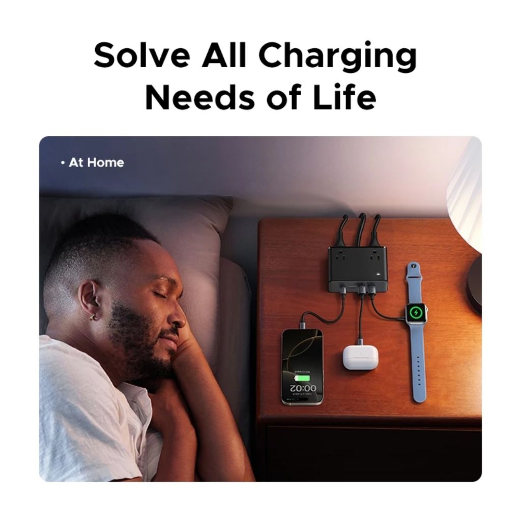 Trạm Sạc Ugreen S6 Magic Cube 20w 30w 65w 2500w 8 in 1 (1C+3A+4AC / 2C+2A+4AC) - Bảo Hành 12 T | BigBuy360 - bigbuy360.vn