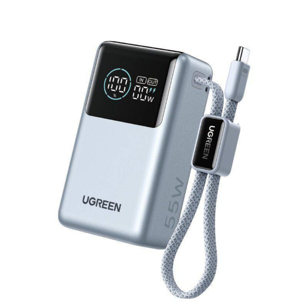 Sạc UGREEN PB727 10000mAh 55W 3 Cổng Cáp Tích Hợp - Bảo Hành 12 Tháng | BigBuy360 - bigbuy360.vn