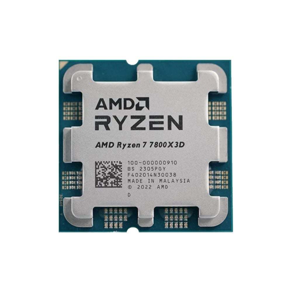 CPU AMD Ryzen 7 7800X3D Tray New (4,2 GHz up to 5 GHz - 8 Cores/16 Threads - 96MB Cache - PCIe 5.0)