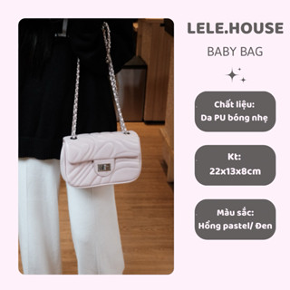 BABY BAG Túi đeo chéo kẹp nách sang chảnh dây túi có điều chỉnh được