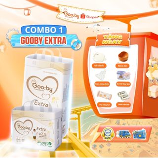 Tã/bỉm dán ngày Gooby mềm mại, an toàn, siêu thấm hút size NB/S/M cho bé từ 4kg - 14kg