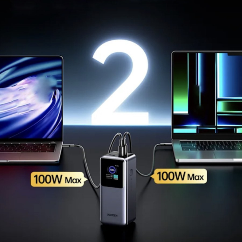 Sạc UGREEN Nexode PB722 25000mAh 200W 3 Cổng - Bảo Hành 12 Tháng | BigBuy360 - bigbuy360.vn