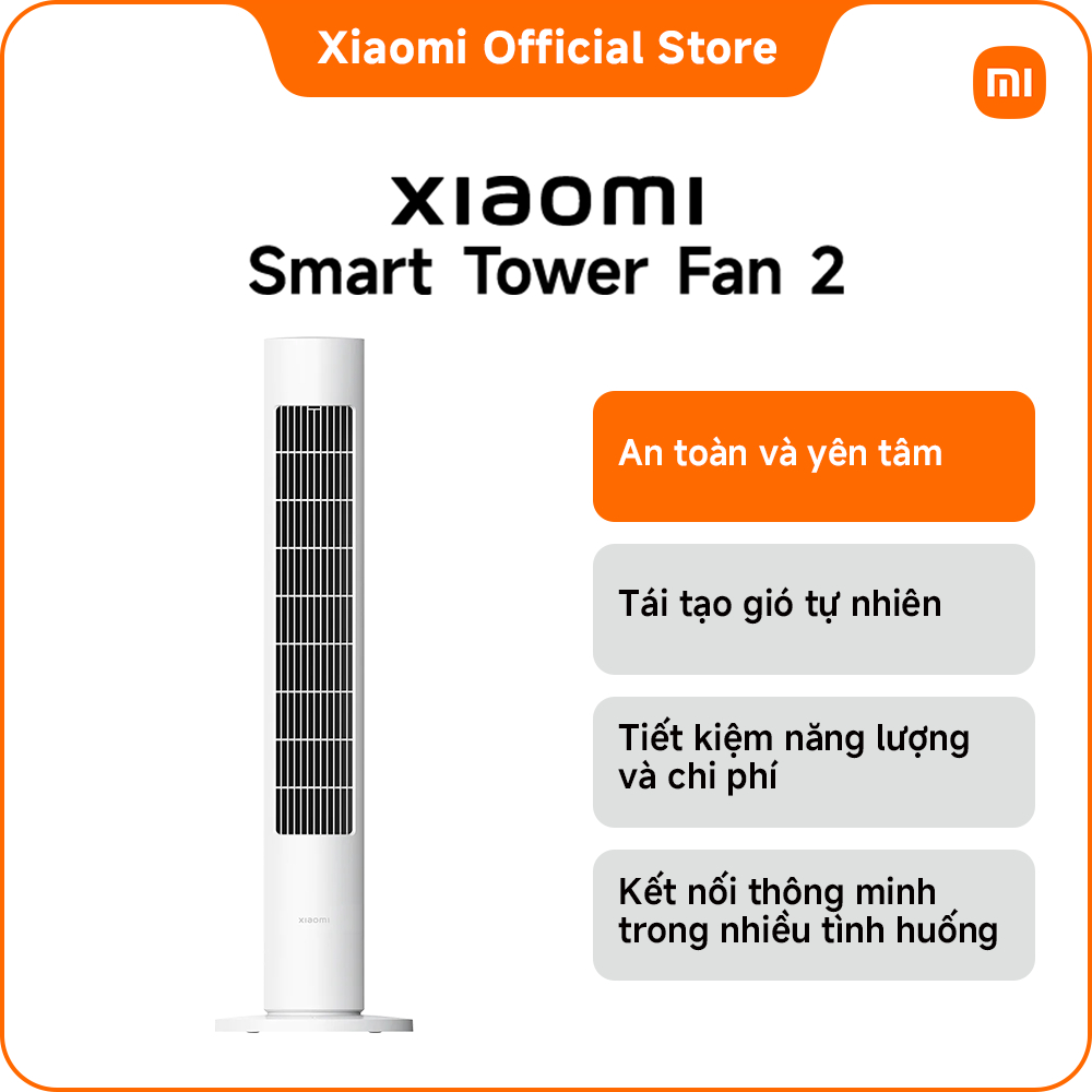 Quạt tháp thông minh Xiaomi Smart Tower Fan 2