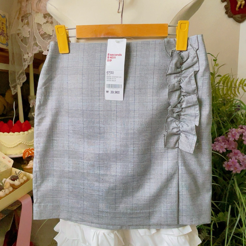 Chân váy caro ngắn 8seconds Hàn