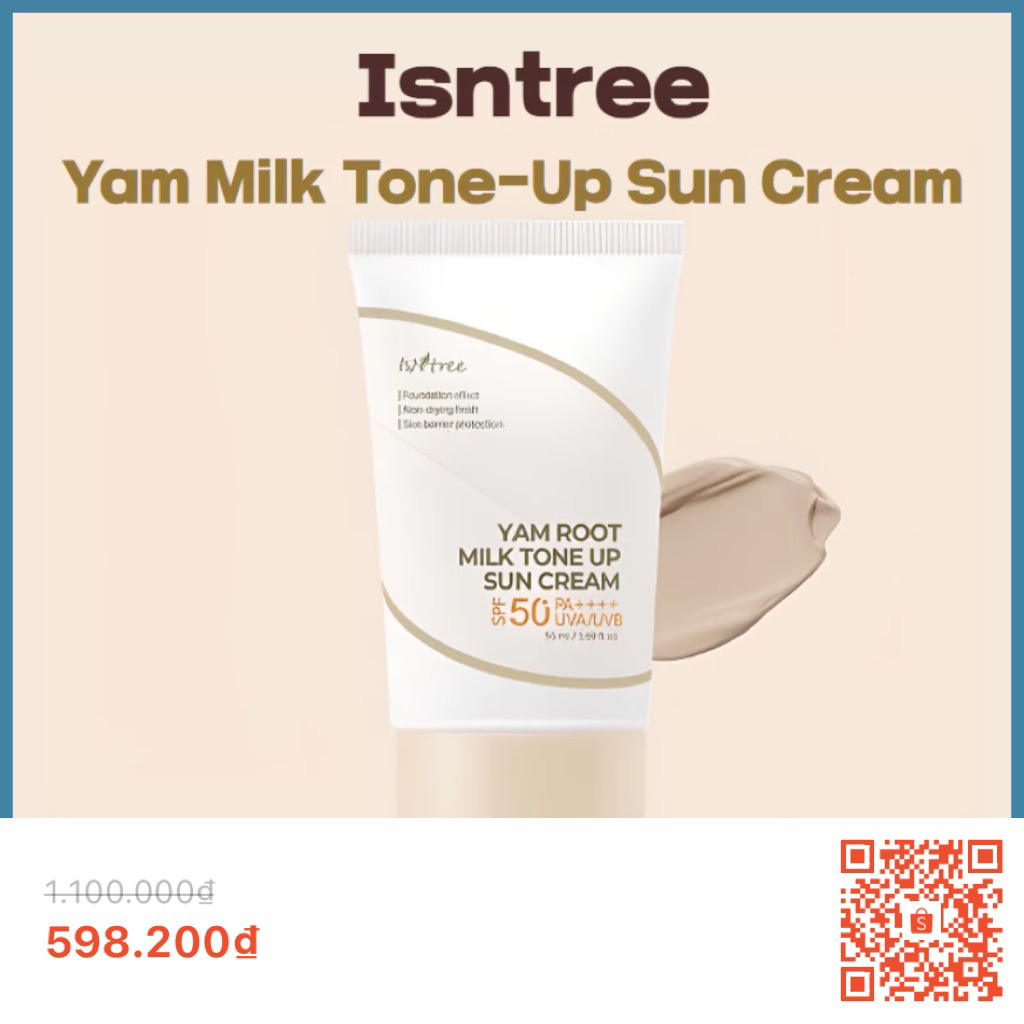 (Hàng công ty) Kem chống nắng có màu lai Cuishion Isntree