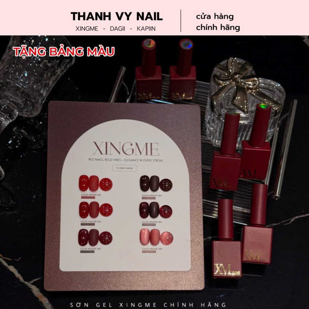 Sơn gel đỏ 6m XINGME Thanh Vy Edana