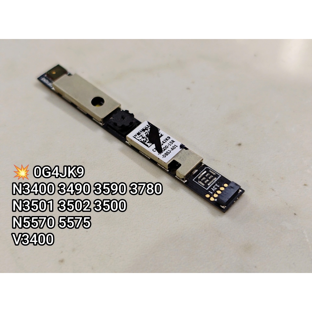 Camera Webcam trong Laptop Dell Latitude 3400 3500 E3400 E3500 Precision 7530 3540 M7530 M3540 0XMGG