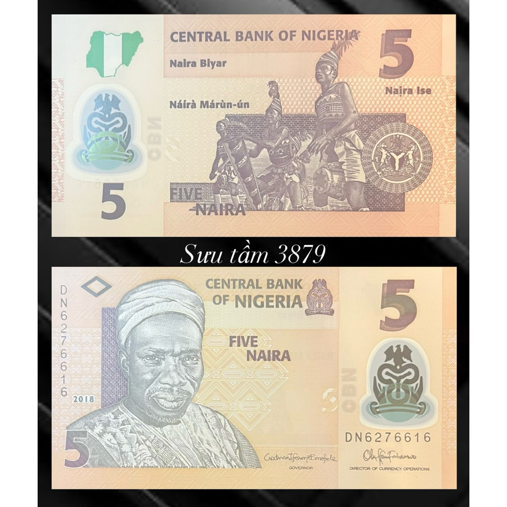 sưu tầm châu phi : 5 Nigeria 2018 sưu tầm làm quà tặng mới 100%