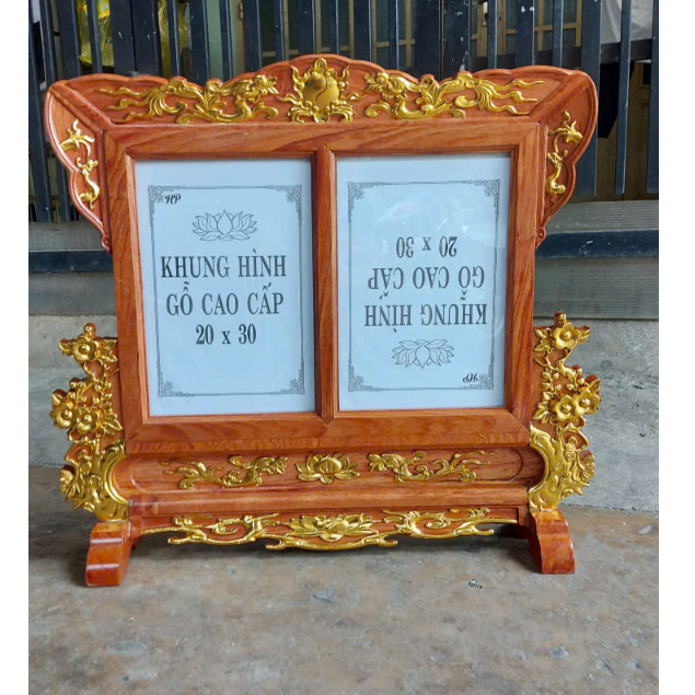 KHUNG HÌNH THỜ ĐÔI,KHUNG ẢNH THỜ HOA MAI KT 20X30