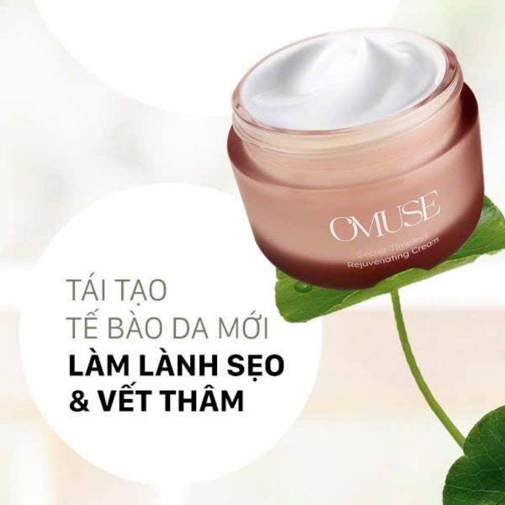 (Hàng công ty) Kem dưỡng da chống lão hoá Omuse Cecret Timeless 50g