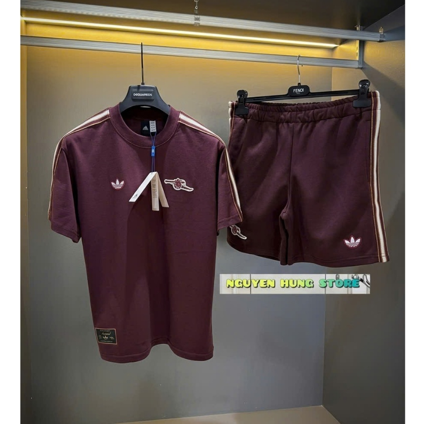 Bộ Cộc Nam Boy phố Đỏ Đô Phối Vai trắng Siêu Đẹp chuẩn Fom Bo CHun Nét - Đồ Bộ Nam Chất Cotton 4 chiều mát mẻ Dày dặn