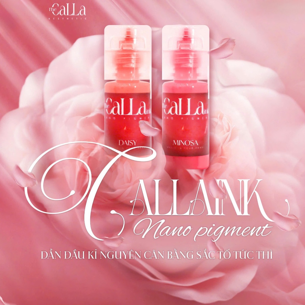 (ship hỏa tốc) Mực Phun Xăm Calla Ink Chính Hãng Master Hà Vy -SÉT MỰC NHỦ HOA , Mực Phun nhủ hoa ph