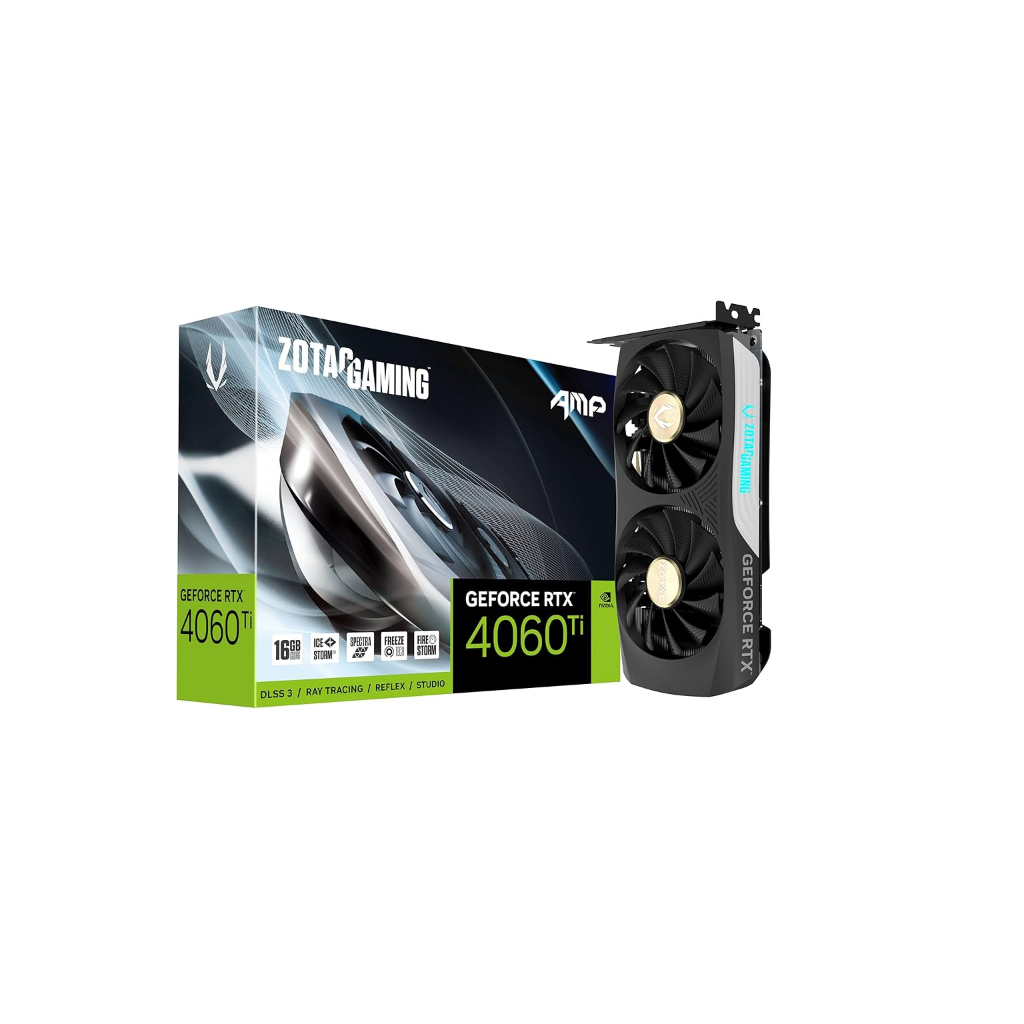 Card Màn Hình VGA RTX 4060 Ti 16GB Zotac AMP GDDR6 LIKE NEW FULL BOX BẢO HÀNH CHÍNH HÃNG 11/2027
