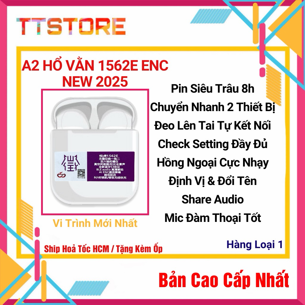 Tai Nghe TS AP2 Hổ Vằn 1562E ENC Pin 8h Cảm Biến Hồng Ngoại | Bản Tốt Nhất