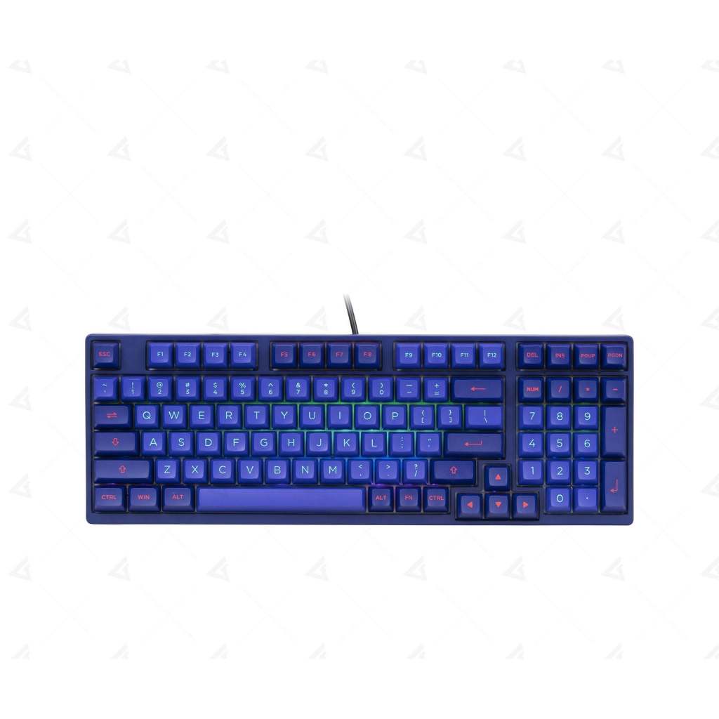 Bàn phím AKKO 3098 Neon Cream Yellow Pro | Rainbow LED | Bảo hành 12 tháng