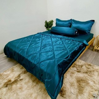 Bộ chăn ga phi lụa 5 món mềm mát