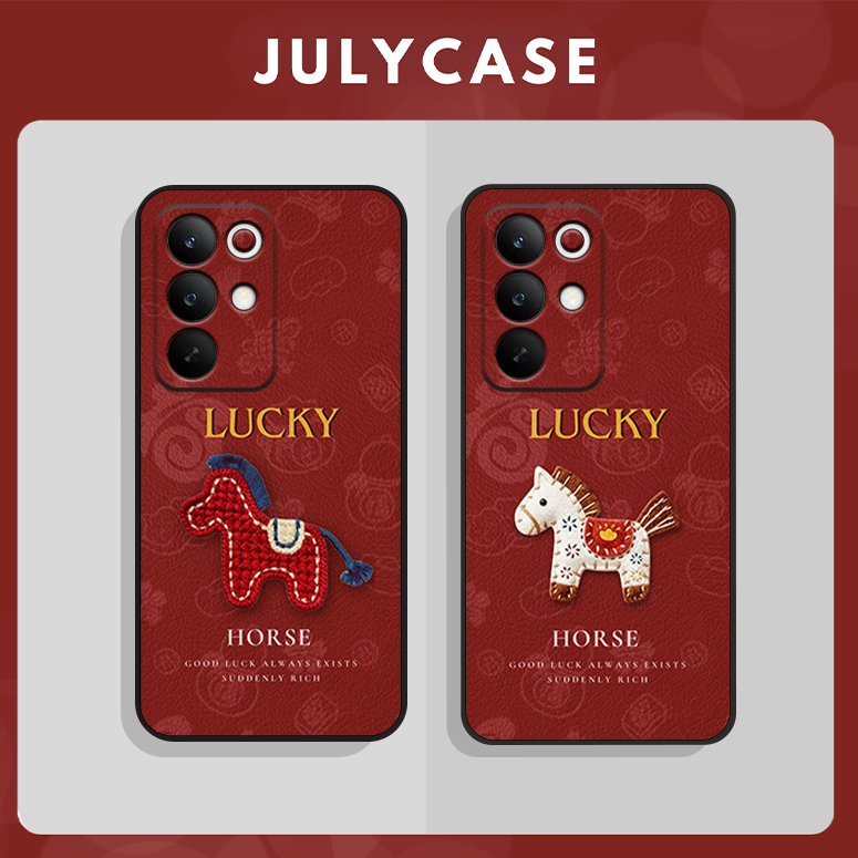 Ốp Lưng Realme C85, C85 Pro LUCKY HORSE NGỰA MAY MẮN