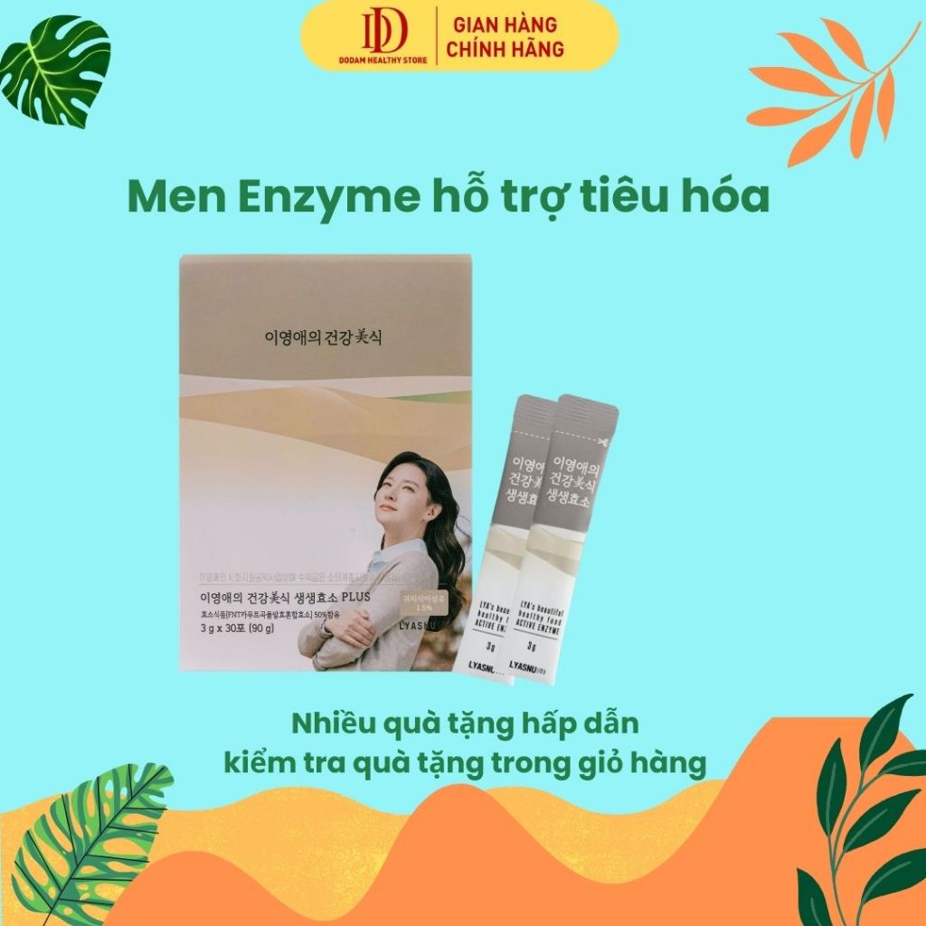 Men tiêu hóa Enzyme Hàn Quốc, bổ sung Enzyme hỗ trợ tiêu hóa , giảm cân 30 gói