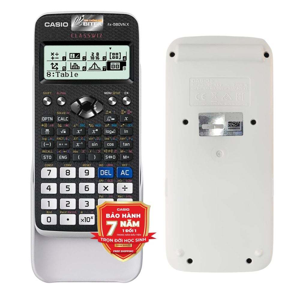 Máy Tính Khoa Học Casio FX-580VN X chính hãng