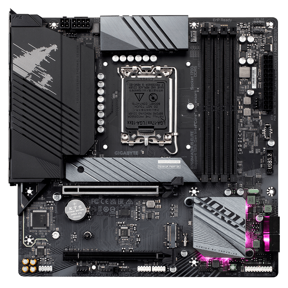 Mainboard Gigabyte B760M AORUS ELITE DDR5 (Intel B760 Socket 1700/ 4 khe ram/ DDR5/ 2.5 Gigabit LAN)