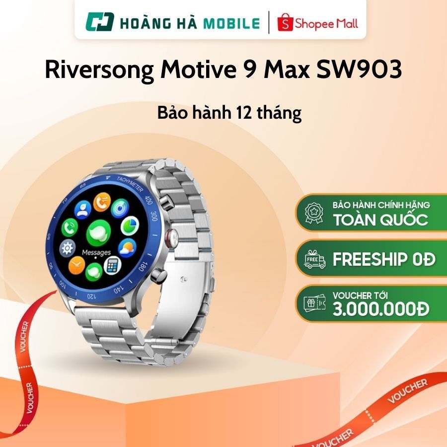 Đồng hồ thông minh Riversong Motive 9 Max SW903 - Chính hãng