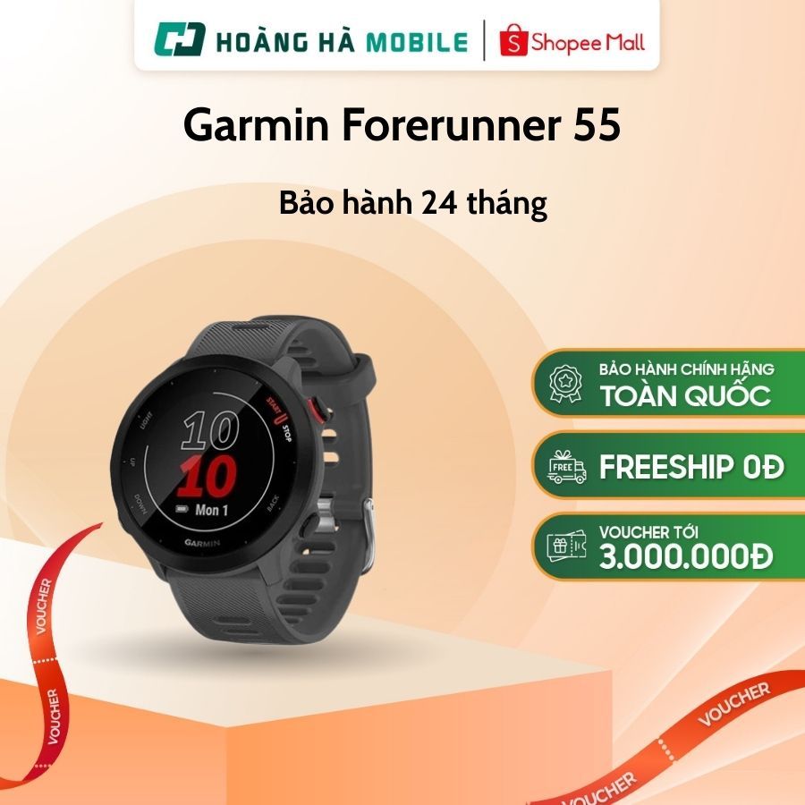 Đồng Hồ Thông Minh Garmin Forerunner 55 Chính Hãng