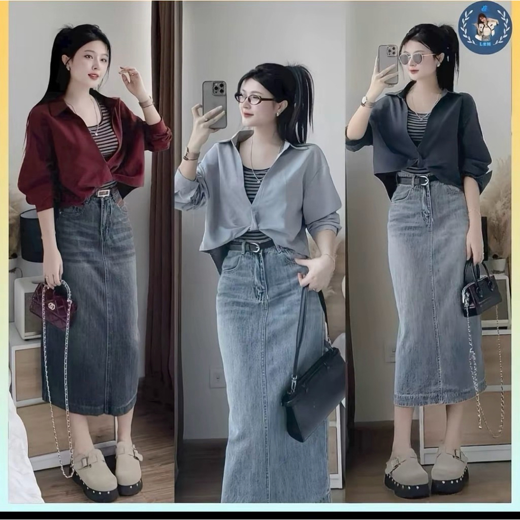 (TẠNG KEM AO LOT) Ao sơ mi nữ - Ao sơ mi nữ tay dài XOĂN EO phom Hàn siêu xinh Cotton Top Women