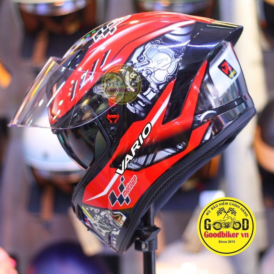 Mũ Fullface ROYAL M266 2 Kính tem VARIO màu ĐỎ