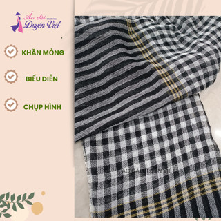 Khăn Rằn Nam Bộ Cotton Đủ Màu | Khăn Choàng Đi Phượt, Du Lịch, Thời Trang Truyền Thống.