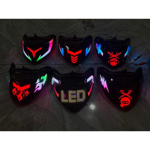 Đèn hậu Wave A 110cc đời 2017 đến 2026 audi A11 pro đổi được màu qua app