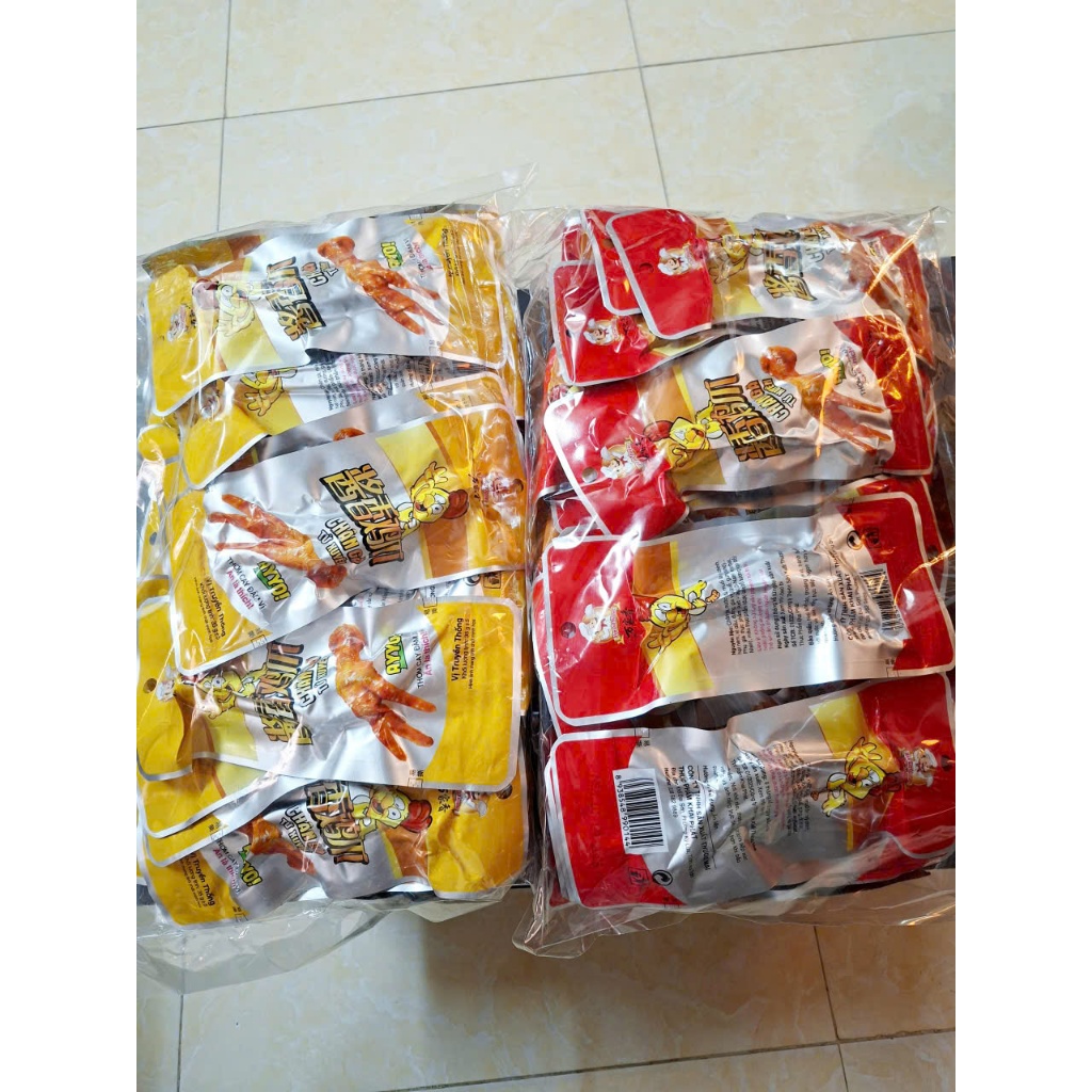 Combo 5 - 10 Chân gà cay Tứ xuyên 💖 Chân vịt cay, cánh vịt cay, đồ ăn vặt